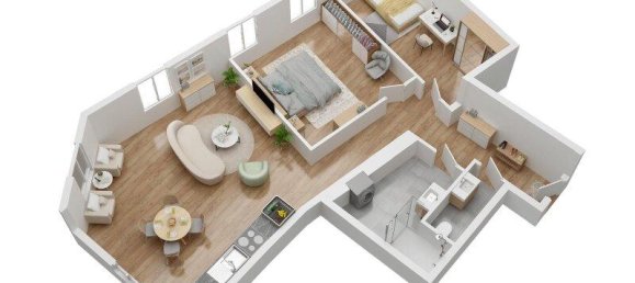 3غرفة شقة في Wahring, Austria رقم 246277 2