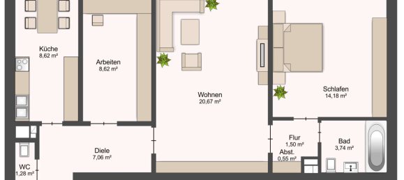 Apartamento de 2 dormitorios en Munich, Germany No. 272870 23