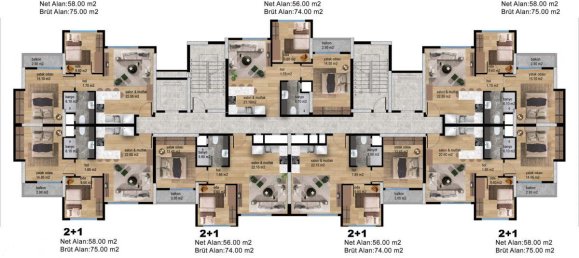 3 rooms Apartment in Mezitli, Turkey No. 30404 13