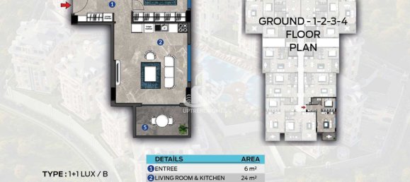 Appartement 1+1 à Oba, Turkey No. 5170 16