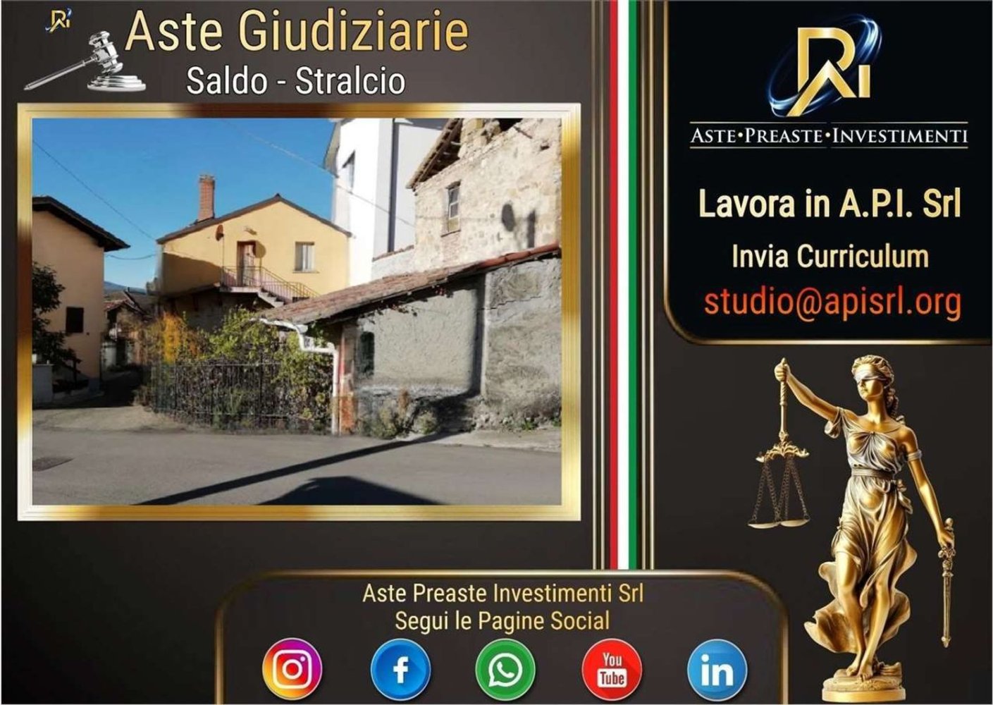 Apartamento de 3 habitaciónes en Menconico, Italy No. 274854