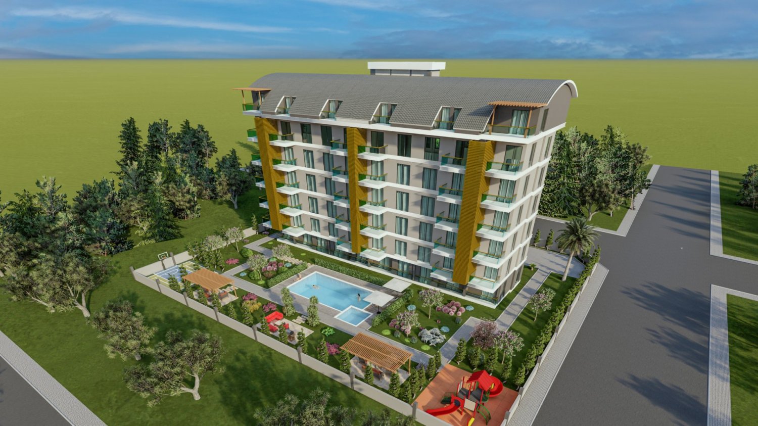 Apartment 2+1 in Alanya, Turkey No. 19846