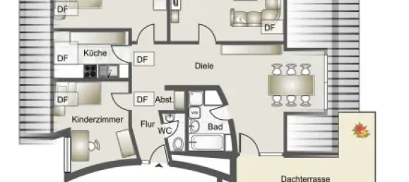 Penthouse T2 em Stuttgart, Germany N.º 10656 18