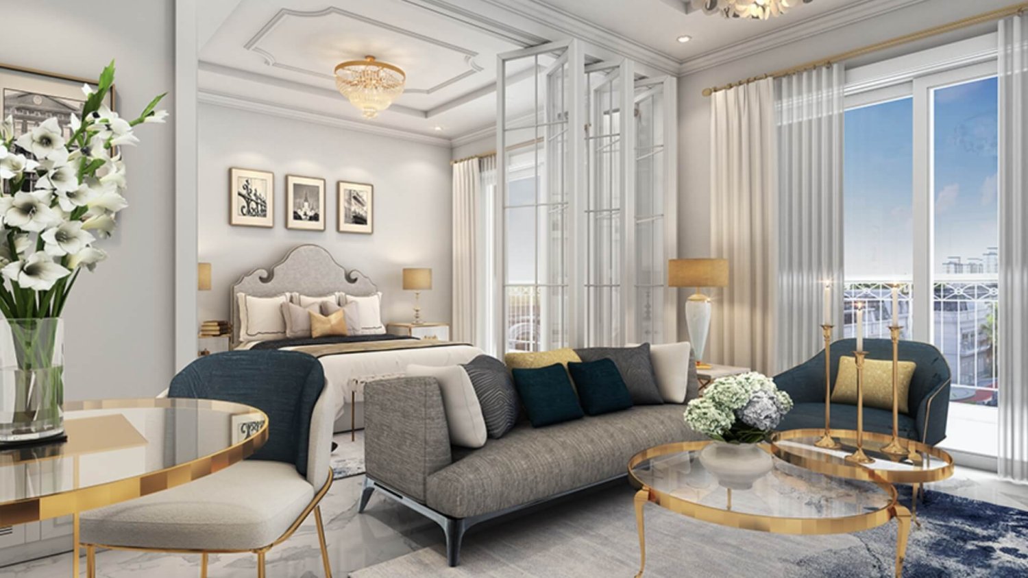 2 Schlafzimmer Wohnung in VINCITORE BENESSERE, Arjan, UAE, Nr. 58219