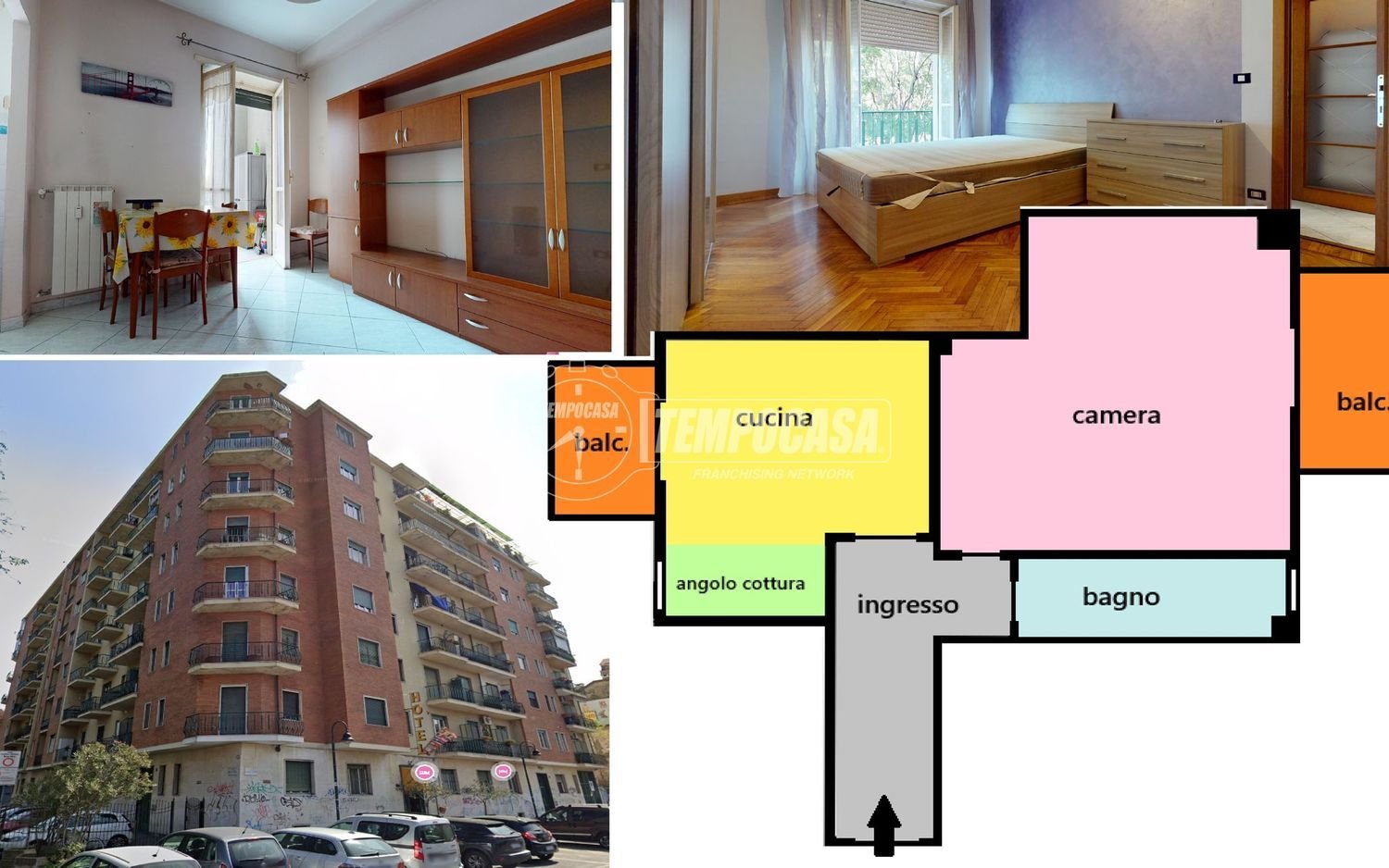 2 rooms Apartment in Turin, Italy No. 276022