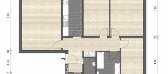 4 rooms Apartment in Duisburg, Germany No. 313117 19