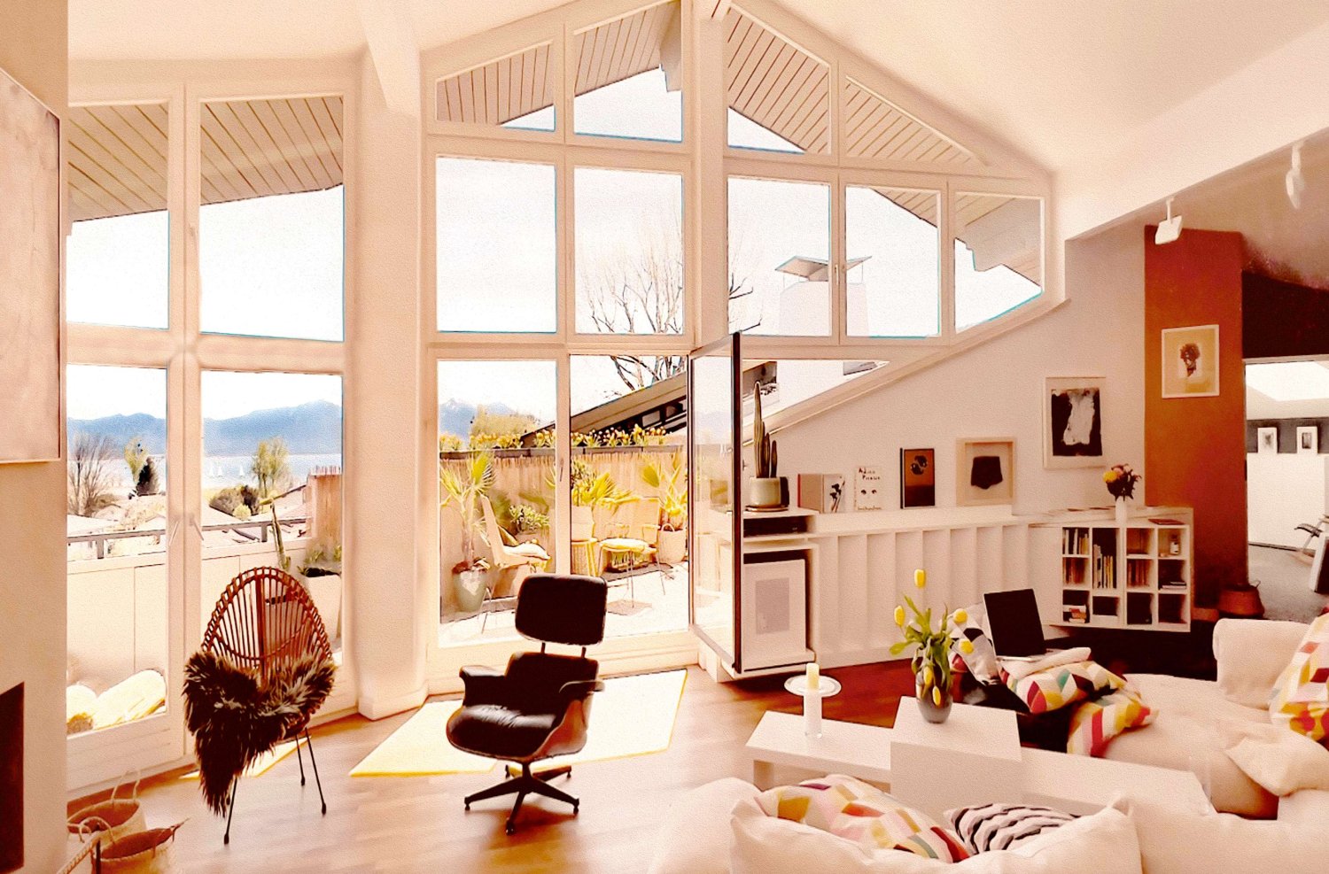 Пентхаус с 2 спальнями в Траунштайн, Германия № 261401