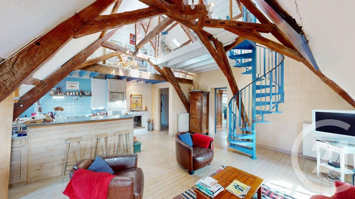 Квартира с 3 спальнями в Ле-Круазик, Франция № 279489