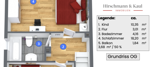 2 غرف نوم تاون هاوس في Freising, Germany رقم 312503 15