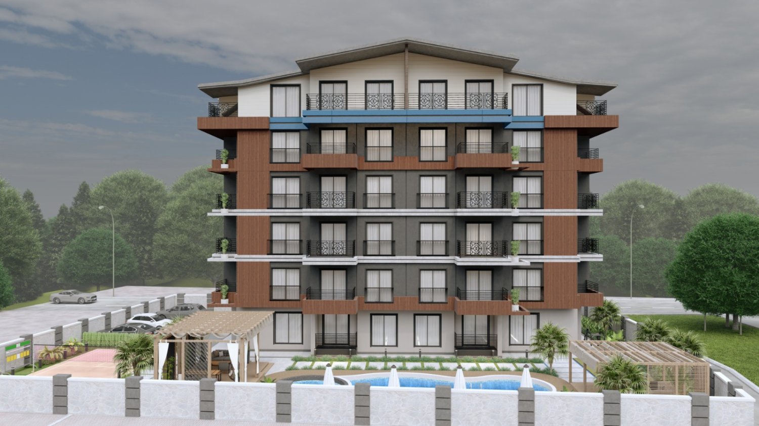 Apartment 1+1 in Alanya, Turkey No. 30611