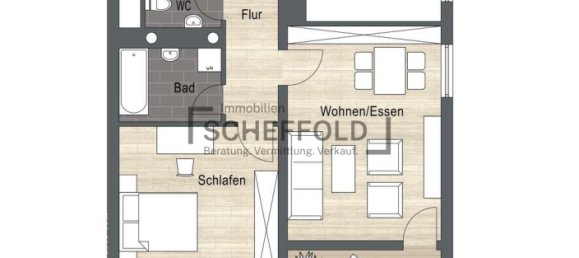 Квартира с 1 спальней в Баден-Вюртемберг, Германия № 110040 16