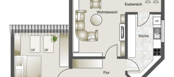 1 chambre Appartement à Reutlingen, Germany No. 369695 14