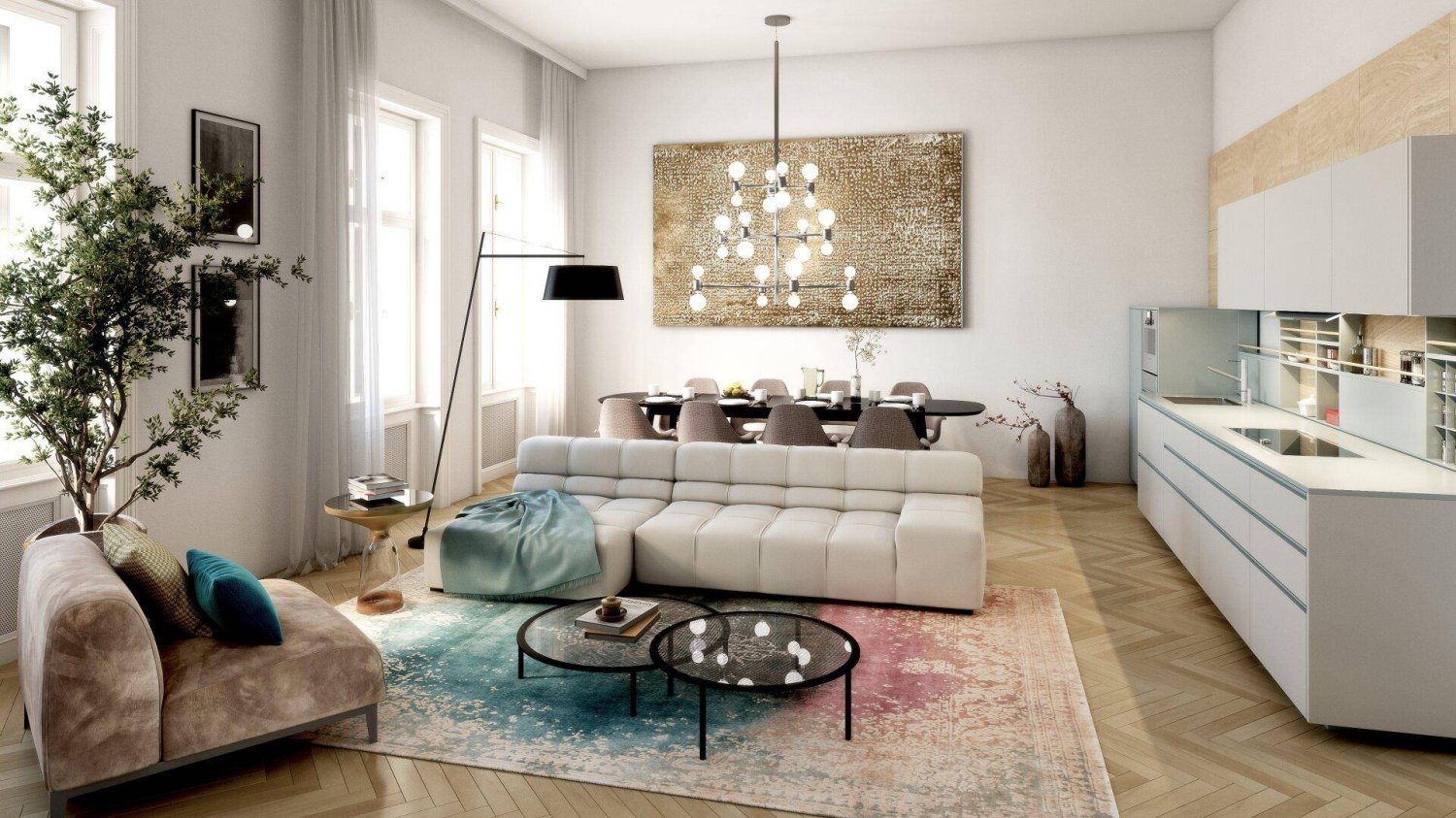 Dúplex de 2 habitaciónes en Leopoldstadt, Austria No. 219065