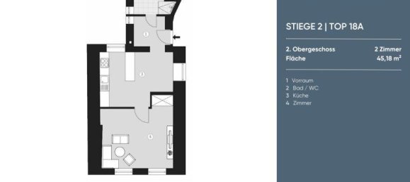 2-Zimmer Wohnung in Neubau, Austria, Nr. 153913 5