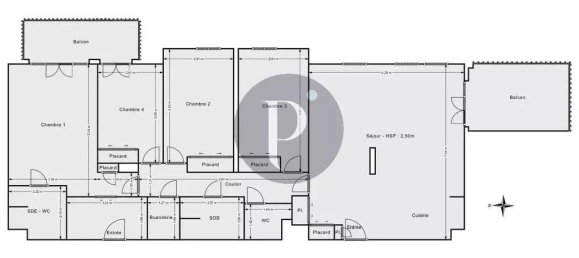 Apartamento de 4 dormitorios en Le Plessis-Robinson, France No. 173496 14