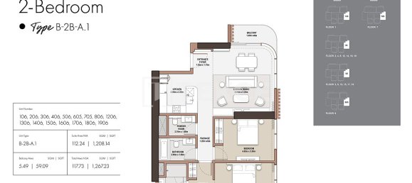 2 chambres appartement à vendre à Dubai Design District, Dubai, UAE № 187021 3