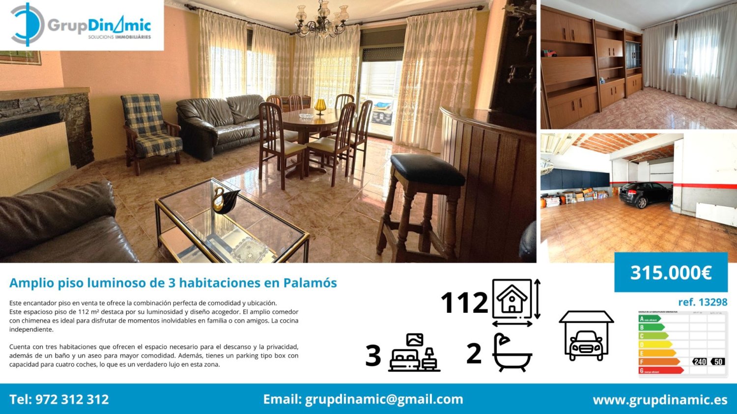 Apartamento de 3 dormitorios en Palamós, Spain No. 140910