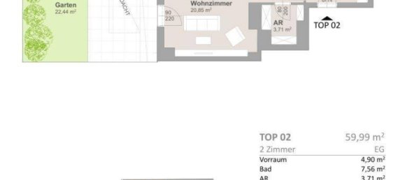 2 rooms Apartment in Penzing, Austria No. 199166 5
