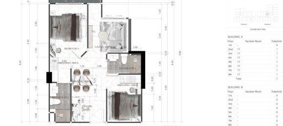 Apartamento com 2 quartos em condomínio em Pattaya, Thailand N.º 59321 15