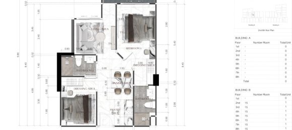 Apartamento com 2 quartos em condomínio em Pattaya, Thailand N.º 59321 14