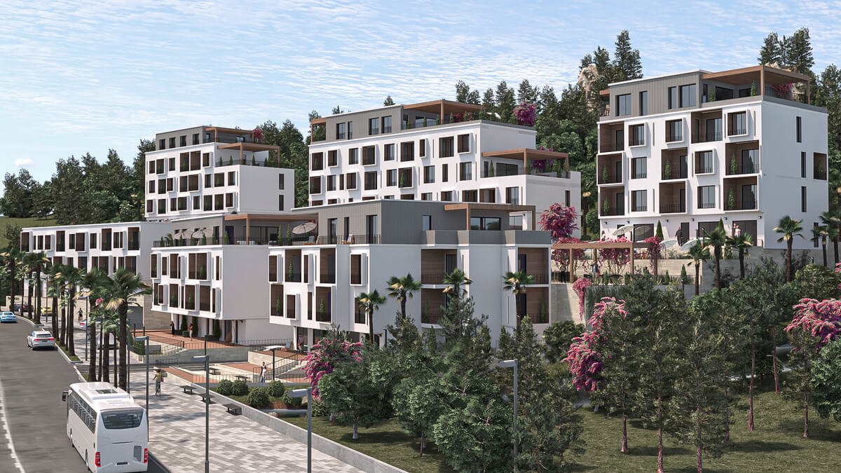 Apartamento T1 em Tivat, Montenegro N.º 2027