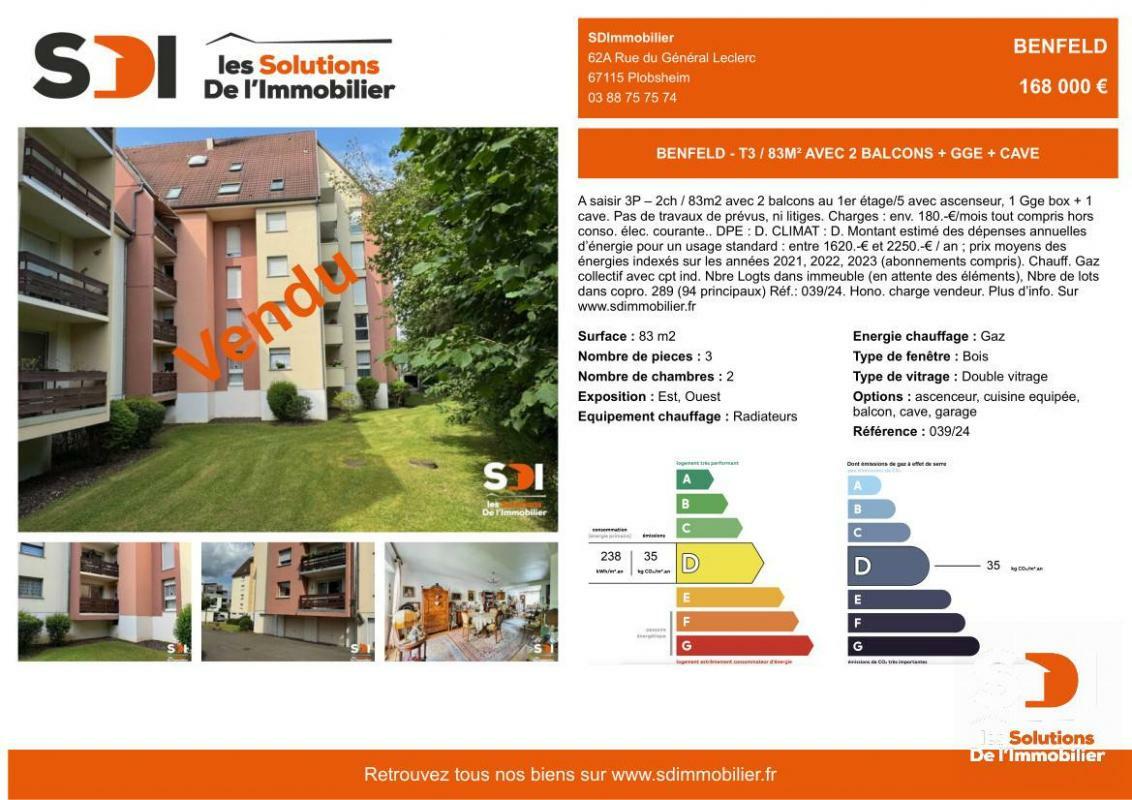 2 غرف نوم شقة في Benfeld, France رقم 218405