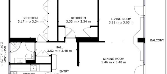 Apartamento de 2 dormitorios en Telfs, Austria No. 217569 6
