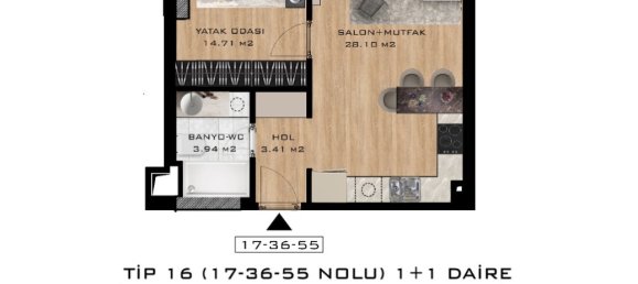 Apartamento de 2 divisões em Istanbul, Turkey N.º 32390 24