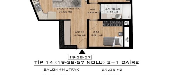 Apartamento de 2 divisões em Istanbul, Turkey N.º 32390 23