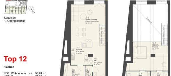 2-Zimmer Gewerbliche Immobilie in Wien, Austria, Nr. 13132 9