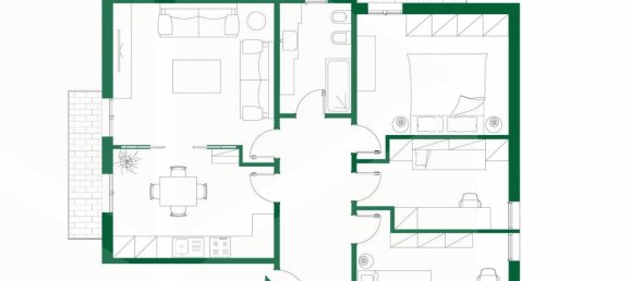 5-Zimmer Wohnung in Bologna, Italy, Nr. 27514 35