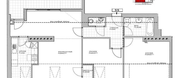 3 rooms Apartment in Favoriten, Austria No. 157855 9