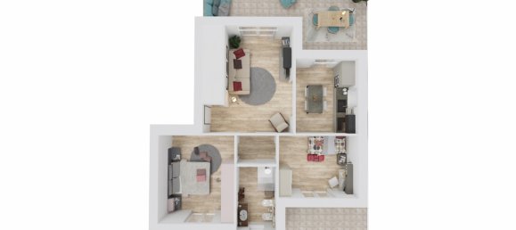 Apartamento de 4 divisões em Pianezza, Italy N.º 208448 12