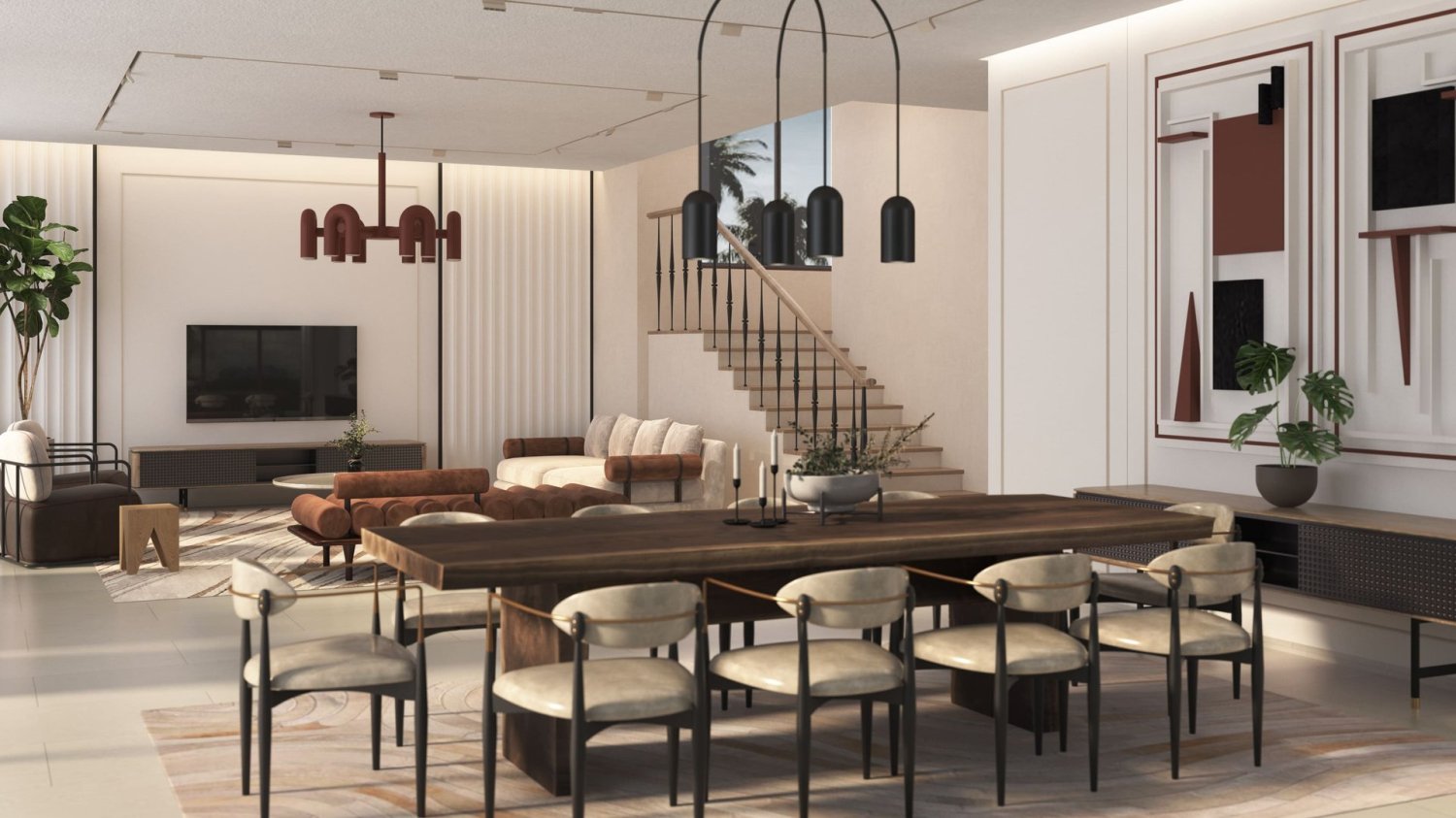 Apartamento de 6 dormitorios en DAMAC LAGOONS, Dubai Land, UAE No. 60017