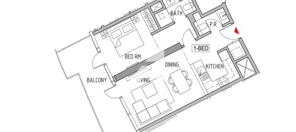 Квартира с 1 спальней в Бизнес-Бэй, ОАЭ № 103116 2