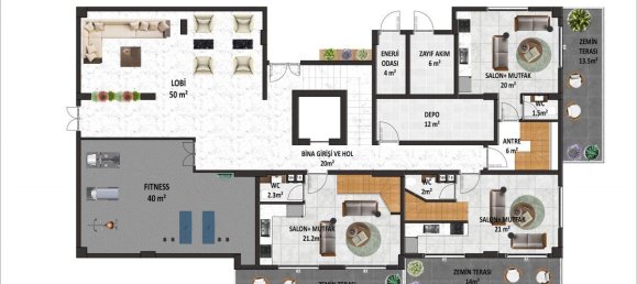 3-Zimmer Wohnung in Oba, Turkey, Nr. 10002 20