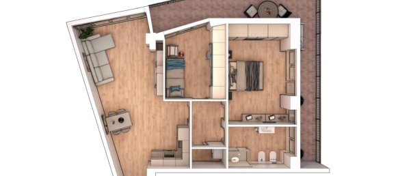 2 Schlafzimmer Wohnung in Rome, Italy, Nr. 197742 29