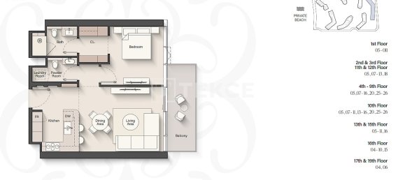 Apartamento T2 em Dubai, UAE N.º 123213 19