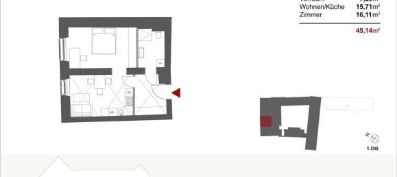 2غرفة شقة في Bad Radkersburg, Austria رقم 225997 9