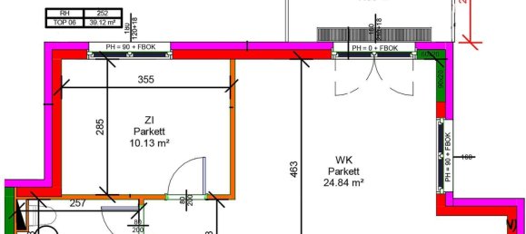 Квартира с 2 комнатами в Вена, Австрия № 220475 35