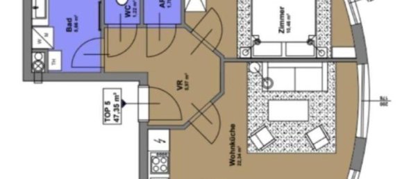 1 Schlafzimmer Wohnung in Döbling, Austria, Nr. 205836 17