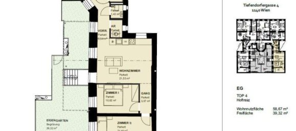 3 rooms Apartment in Penzing, Austria No. 152297 7