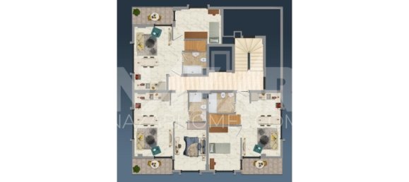 شقة 3+1 في Alanya, Turkey رقم 14427 15