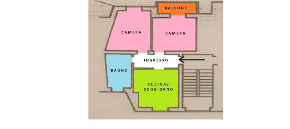 3 rooms Apartment in Florence, Italy No. 210829 6