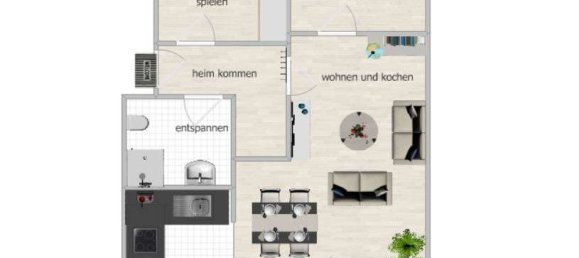 Квартира с 2 спальнями в Зале, Германия № 259414 9