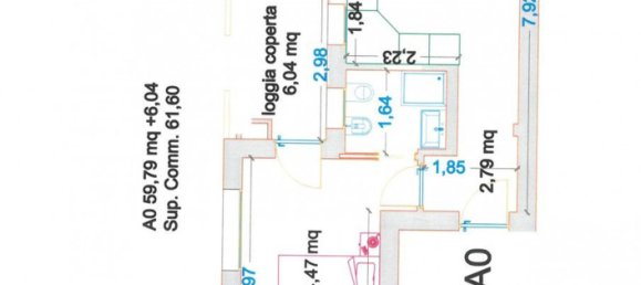 2-salle Appartement à Rome, Italy No. 27177 12