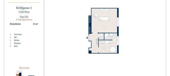 Studio in Rudolfsheim-Funfhaus, Austria No. 207418 11