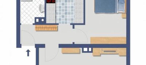 Apartamento de 2 habitaciónes en Dusseldorf, Germany No. 6337 4