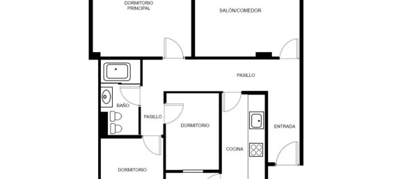 Apartamento T3 em L'Hospitalet de Llobregat, Spain N.º 160939 31