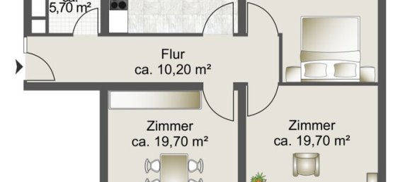 3 rooms Apartment in Rankweil, Austria No. 151374 12